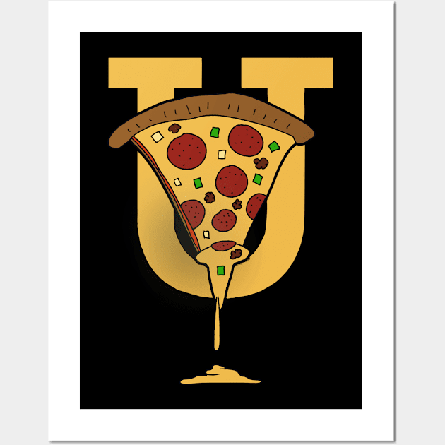 Pizza U Wall Art by Turnersartandcrafts